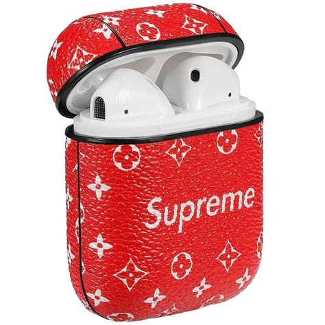 supreme louis vuitton airpod case|louis vuitton square airpod case.